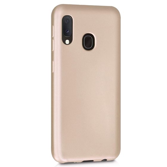 Microsonic Matte Silicone Samsung Galaxy M10s Kılıf Gold