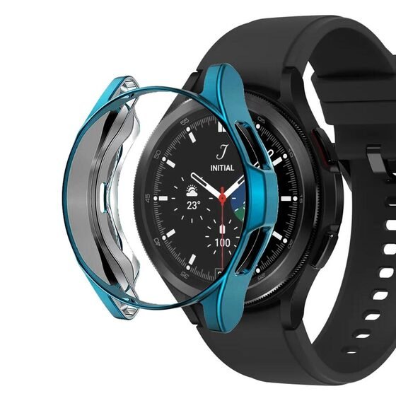 Microsonic Samsung Galaxy Watch 5 Pro 45mm Kılıf 360 Full Round Soft Silicone Koyu Yeşil