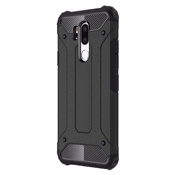 Microsonic LG G7 ThinQ Kılıf Rugged Armor Siyah