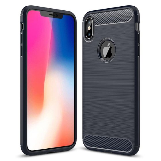 Microsonic Apple iPhone XS Max (6.5'') Kılıf Room Silikon Lacivert