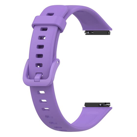 Microsonic Huawei Band 7 Kordon, Silicone Sport Band Lila