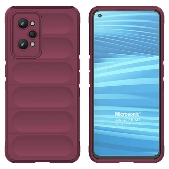 Microsonic Realme GT 2 5G Kılıf Oslo Prime Bordo