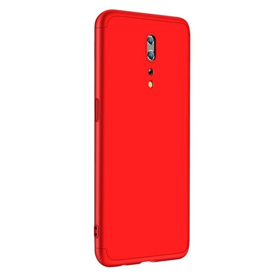 Microsonic Oppo Reno Z Kılıf Double Dip 360 Protective Kırmızı