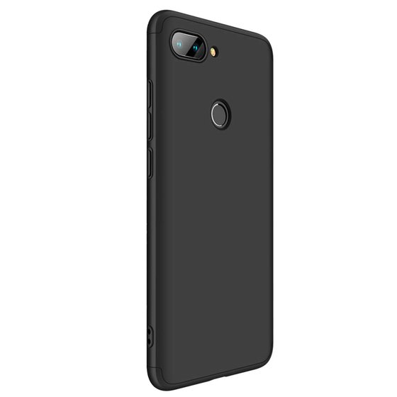 Microsonic Xiaomi Mi 8 Lite Kılıf Double Dip 360 Protective Siyah