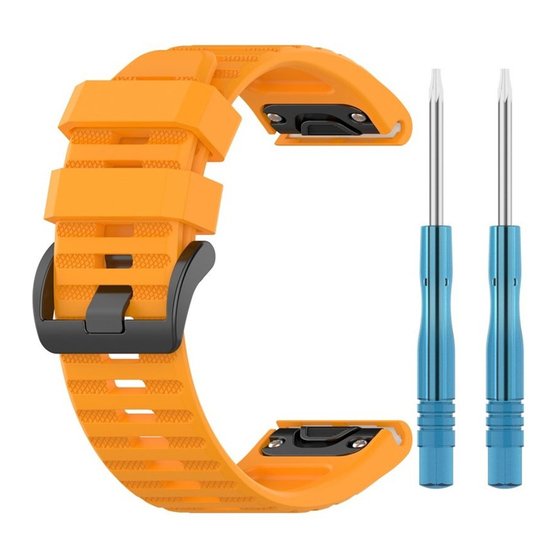 Microsonic Garmin Forerunner 935 Tri Bundle Kordon Quick Fit Strap Band Hardal