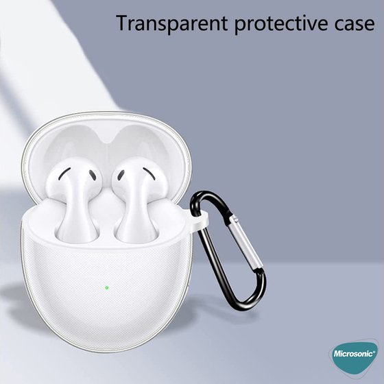Microsonic Huawei FreeBuds 6 Kılıf Transparent Clear Soft Şeffaf