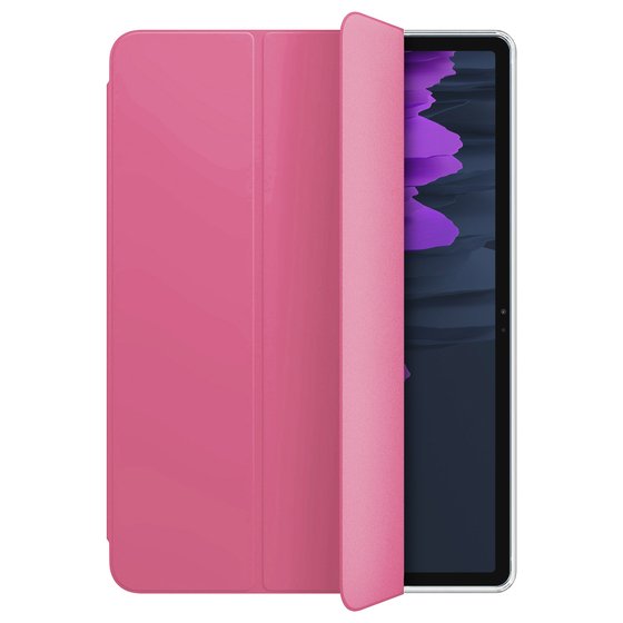 Microsonic Samsung Galaxy Tab S9 FE+ Kılıf Slim Translucent Back Smart Cover Pembe