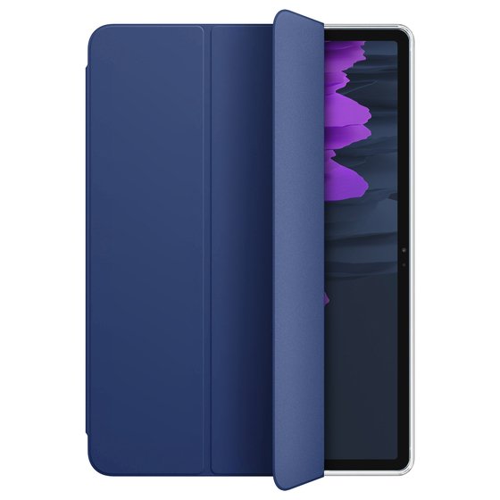 Microsonic Samsung Galaxy Tab S9 FE+ Kılıf Slim Translucent Back Smart Cover Lacivert