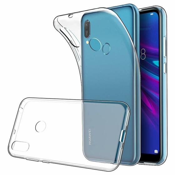 Microsonic Huawei Y6 2019 Kılıf Transparent Soft Beyaz