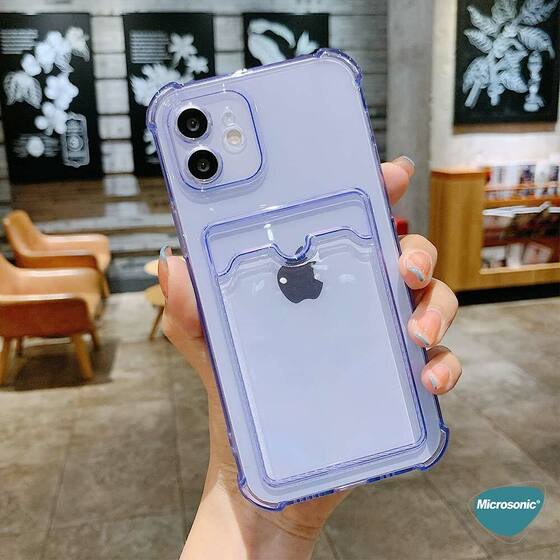 Microsonic Apple iPhone 11 Pro Card Slot Shock Kılıf Pembe