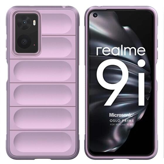 Microsonic Realme 9i 4G Kılıf Oslo Prime Lila