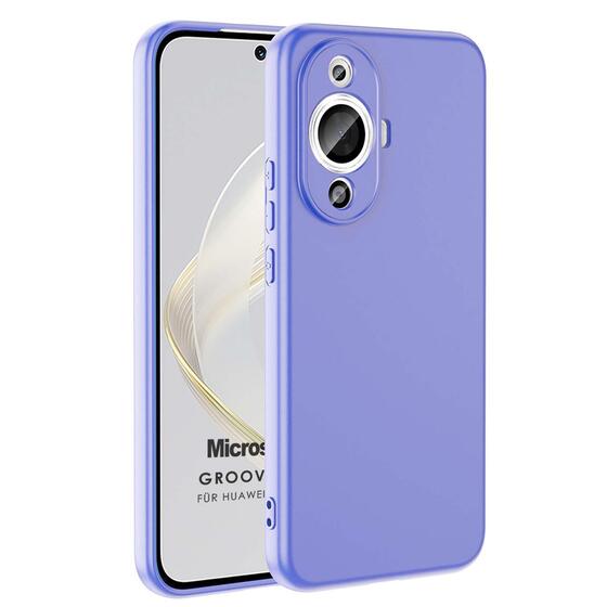 Microsonic Huawei Nova 12S Kılıf Groovy Soft Lila