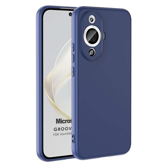 Microsonic Huawei Nova 12S Kılıf Groovy Soft Lacivert