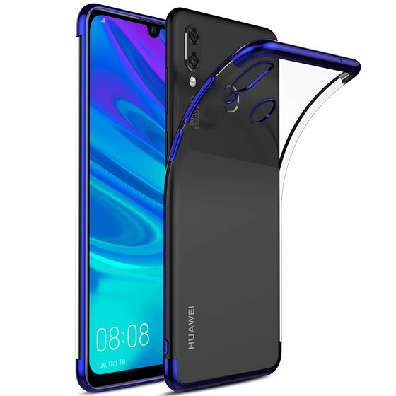 Microsonic Huawei P Smart 2019 Kılıf Skyfall Transparent Clear Mavi