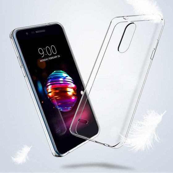 Microsonic LG K11 Kılıf Transparent Soft Beyaz