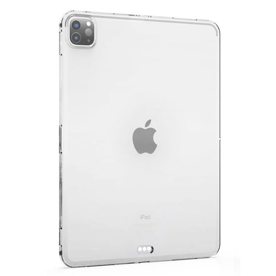 Microsonic Apple iPad Pro 12.9'' 2020 4.Nesil Kılıf, (A2229-A2069-A2232) Transparent Soft Beyaz