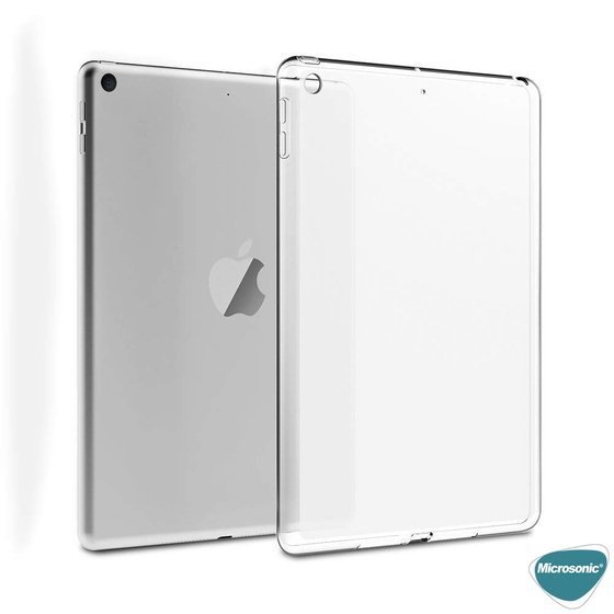 Microsonic Apple iPad 10.2'' 9. Nesil (A2602-A2604-A2603-A2605) Kılıf Transparent Soft Beyaz