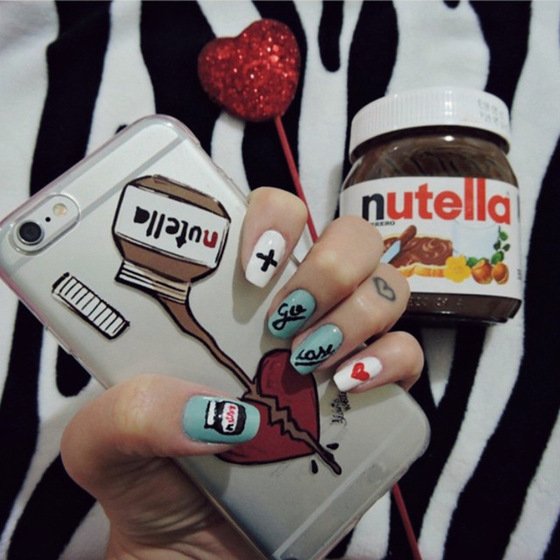 Microsonic iPhone 6 Plus Desenli Kılıf Nutella