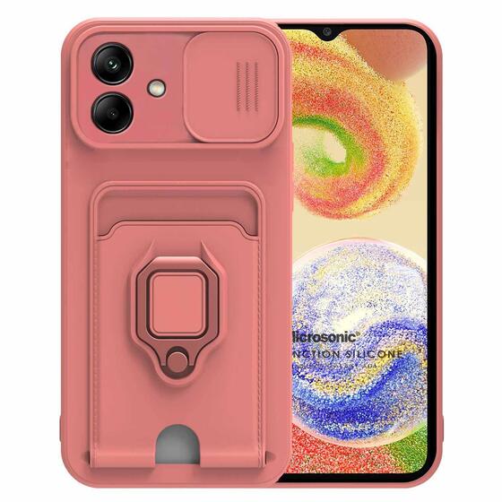 Microsonic Samsung Galaxy A05 Kılıf Multifunction Silicone Pembe