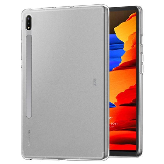 Microsonic Samsung Galaxy Tab S8 Plus X800 Kılıf Transparent Soft Şeffaf