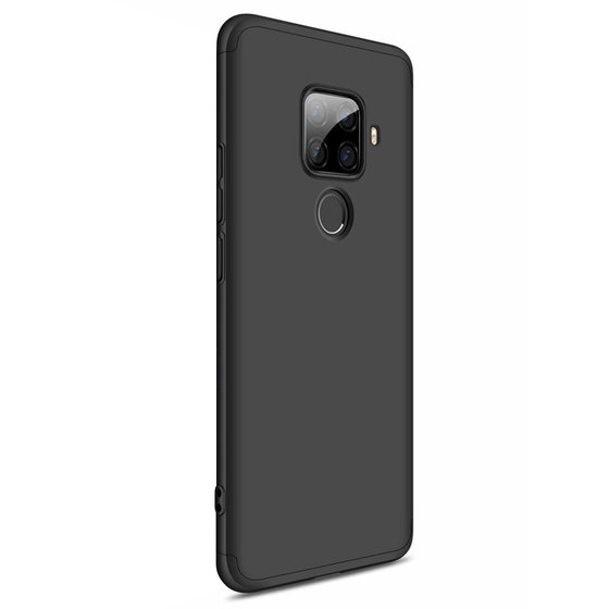 Microsonic Huawei Mate 30 Lite Kılıf Double Dip 360 Protective Siyah