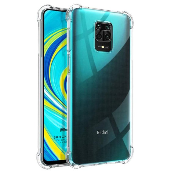 Microsonic Shock Absorbing Kılıf Xiaomi Redmi Note 9 Pro Şeffaf