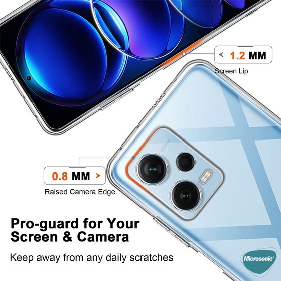 Microsonic Xiaomi Poco X5 5G Kılıf Transparent Soft Şeffaf