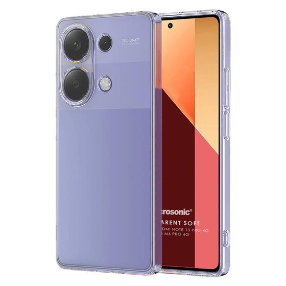 Microsonic Xiaomi Poco M6 Pro 4G Kılıf Transparent Soft Şeffaf