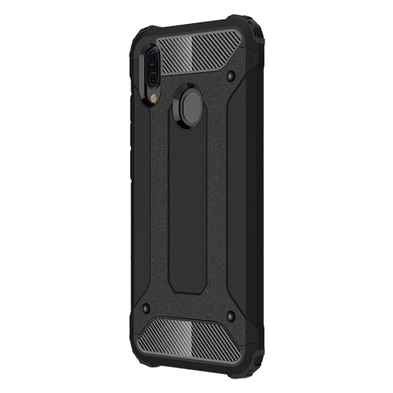 Microsonic Samsung Galaxy M10s Kılıf Rugged Armor Siyah