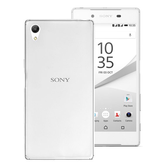 Microsonic Sony Xperia Z5 Dual Kılıf Transparent Soft Beyaz