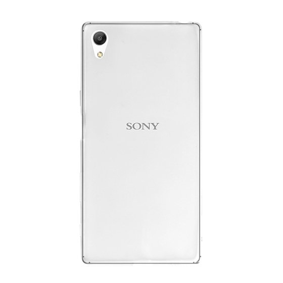 Microsonic Sony Xperia Z5 Dual Kılıf Transparent Soft Beyaz