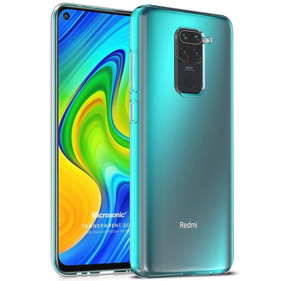 Microsonic Xiaomi Redmi Note 9 Kılıf Transparent Soft Beyaz