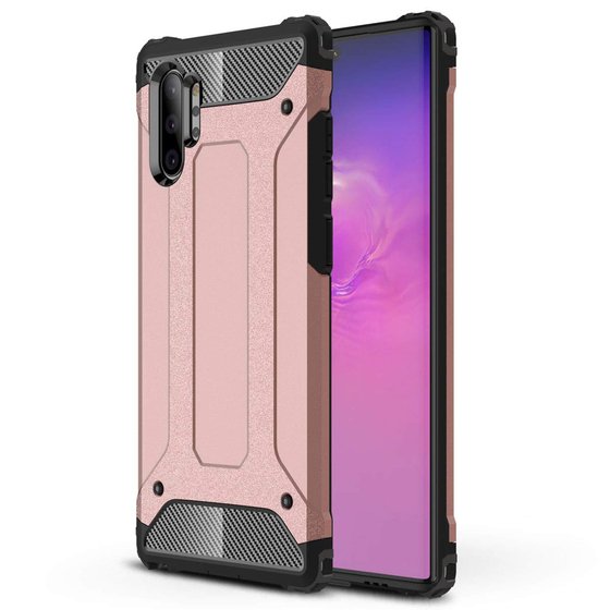 Microsonic Samsung Galaxy Note 10 Plus Kılıf Rugged Armor Rose Gold