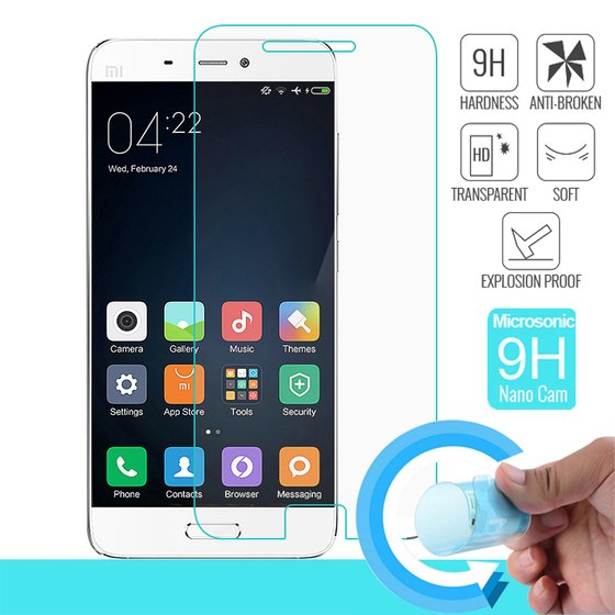 Microsonic Xiaomi Mi 5S Nano Cam Ekran koruyucu Kırılmaz film
