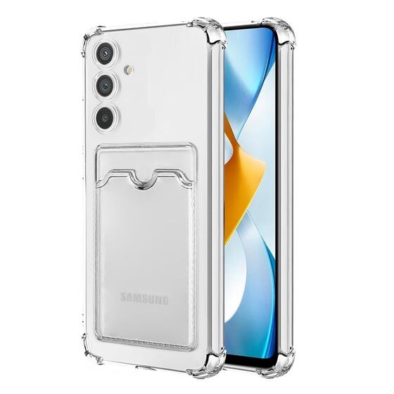 Microsonic Samsung Galaxy A26 Card Slot Shock Kılıf Şeffaf