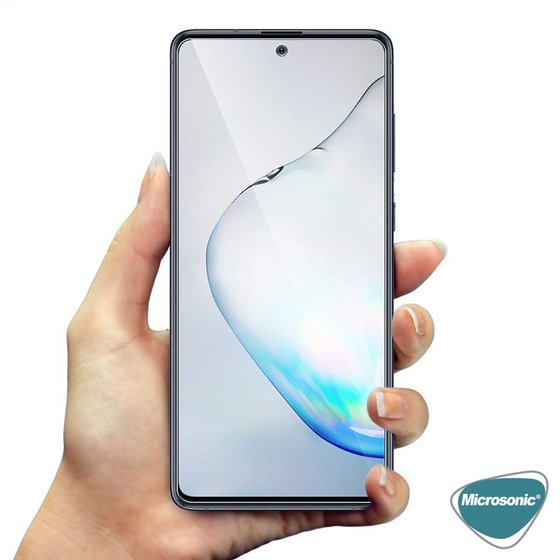 Microsonic Samsung Galaxy Note 10 Lite Temperli Cam Ekran Koruyucu