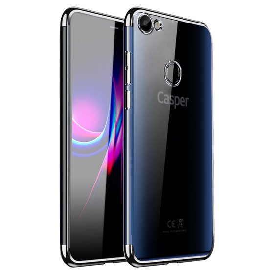 Microsonic Casper Via G3 Kılıf Skyfall Transparent Clear Gümüş