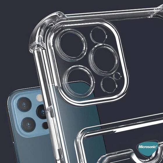 Microsonic Honor 200 Pro Card Slot Shock Kılıf Şeffaf