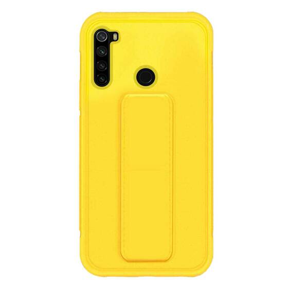 Microsonic Xiaomi Redmi Note 8 Kılıf Hand Strap Sarı