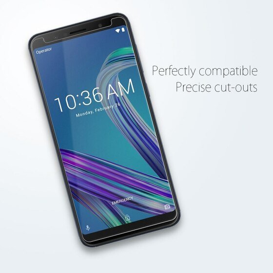 Microsonic Asus Zenfone Max Pro M1 (5.99'') ZB601KL Temperli Cam Ekran Koruyucu