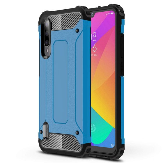 Microsonic Xiaomi Mi A3 Kılıf Rugged Armor Mavi