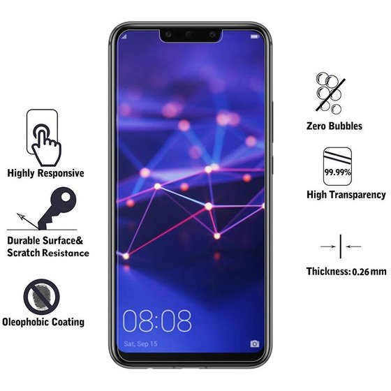 Microsonic Huawei Mate 20 Lite Temperli Cam Ekran Koruyucu