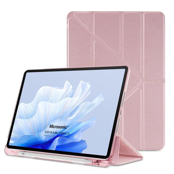 Microsonic Huawei MatePad 11.5 Kılıf Origami Pencil Rose Gold