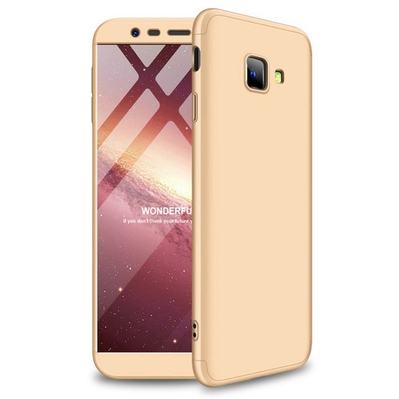 Microsonic Samsung Galaxy J4 Core Kılıf Double Dip 360 Protective Gold