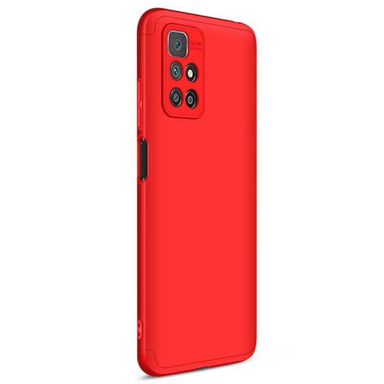 Microsonic Xiaomi Redmi Note 11 4G Kılıf Double Dip 360 Protective Kırmızı