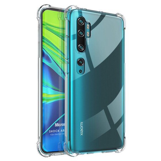 Microsonic Shock Absorbing Kılıf Xiaomi Mi Note 10 Şeffaf