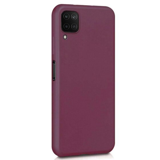 Microsonic Matte Silicone Samsung Galaxy M22 Kılıf Mor