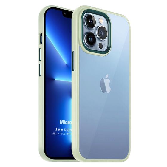 Microsonic Apple iPhone 13 Pro Max Kılıf Shadow Planet Açık Yeşil