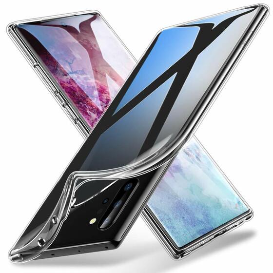 Microsonic Samsung Galaxy Note 10 Plus Kılıf Transparent Soft Beyaz