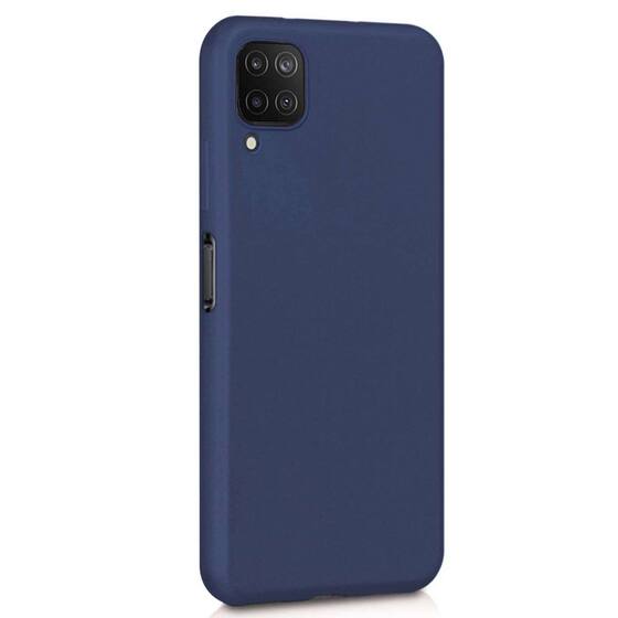 Microsonic Matte Silicone Samsung Galaxy M22 Kılıf Lacivert